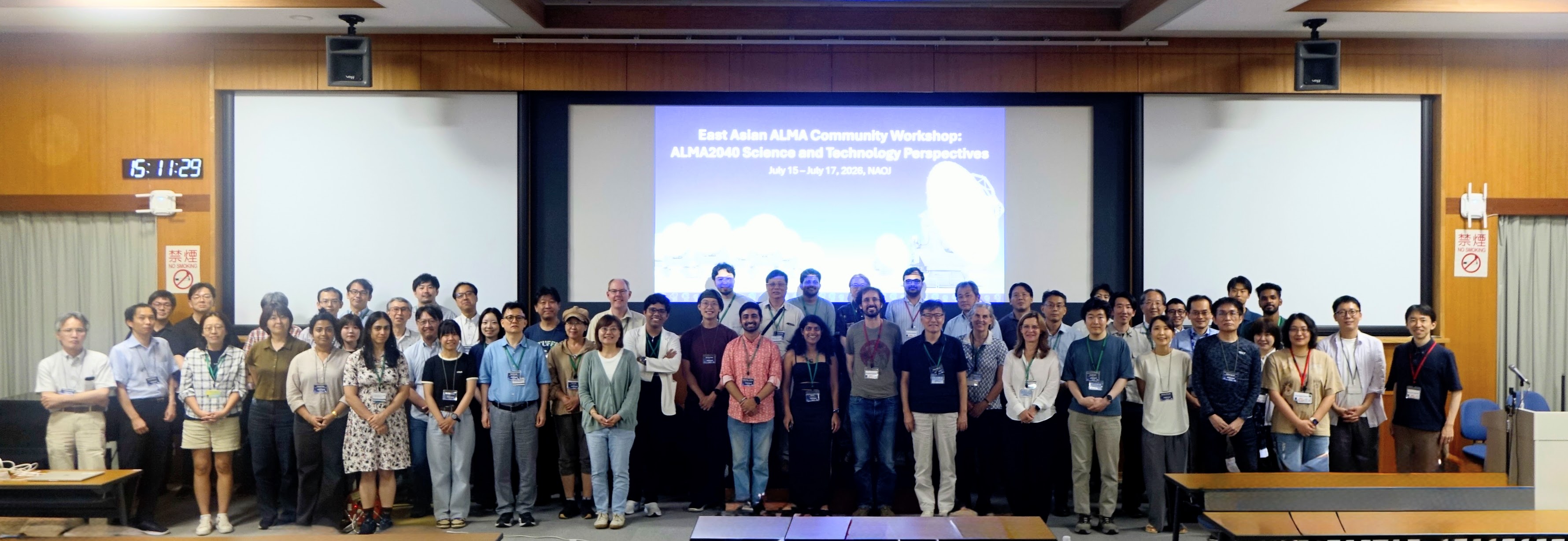 Group photo of participants in the ALMA2040 Science and Technology Perspectives workshop